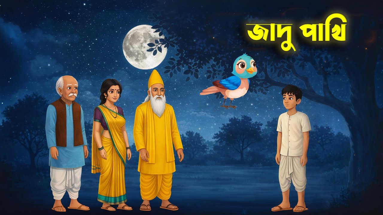 জাদু পাখি || Bengali Moral Stories Cartoon | Rupkothar Bangla Golpo