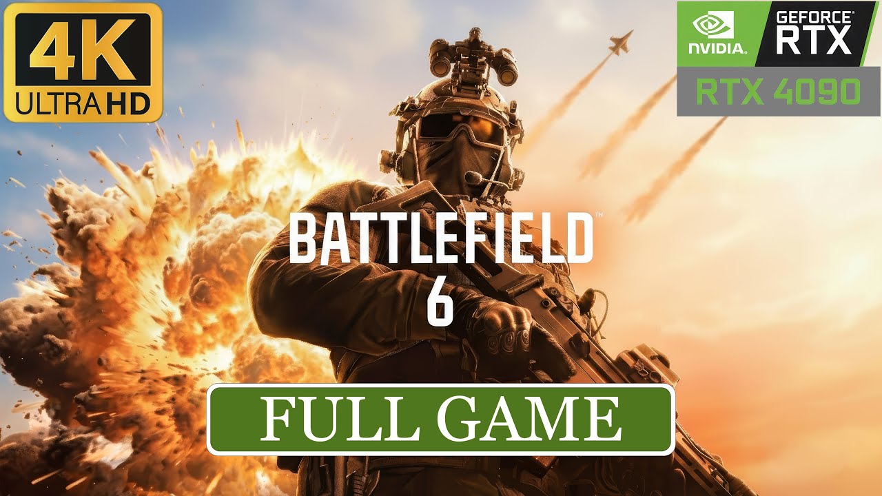 Battlefield 6 - Full Game Walkthrough [RTX 4090 4K 60FPS] | No HUD -No Commentary