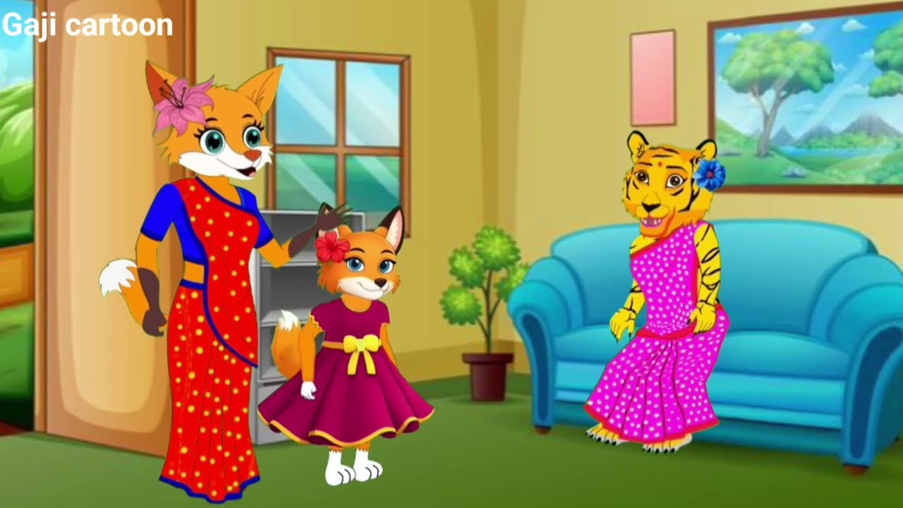 জাদুর লিপস্টিক  গাছ। Fox Cartoon। Bangla Cartoon। Rupkother Golpo। Shiyaler Cartoon। 