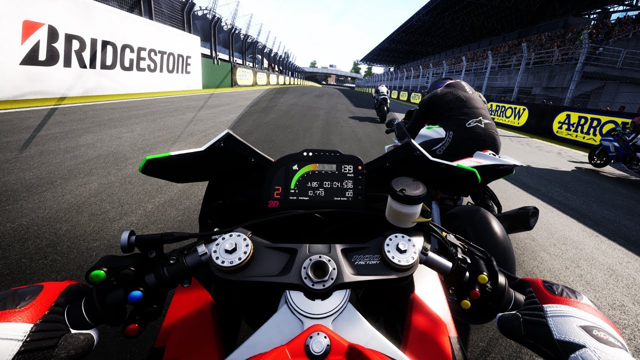 RIDE 4 GAMEPLAY! | FIRST PERSON POV MOTORBIKE RIDE! - Aprilia RSV4 Factory 1100 at Interlagos