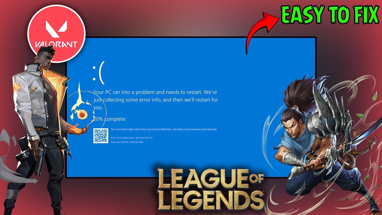 🚀 Как исправить синий экран смерти vgk.sys в Valorant и LoL &ndash; Vanguard Crash Fix 2026