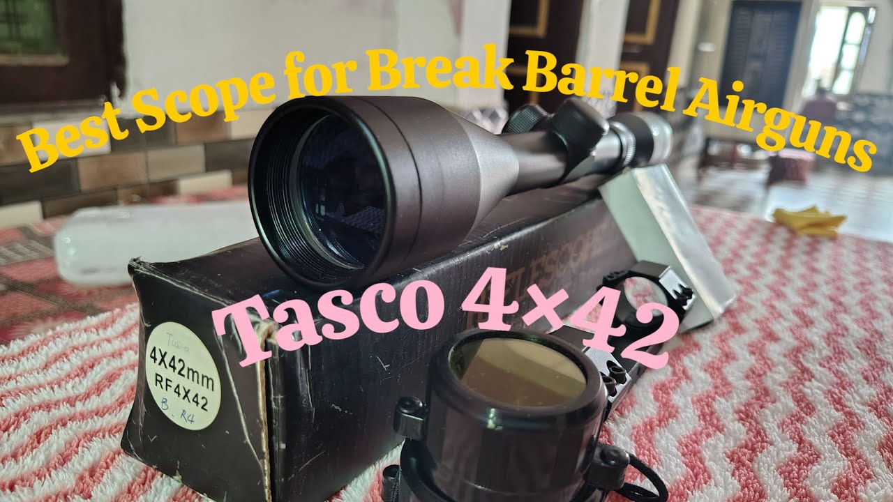 Best scope for break barrel airguns/ Tasco RF 4×42/ FIX ZOOM SCOPE REVIEW and unboxing 