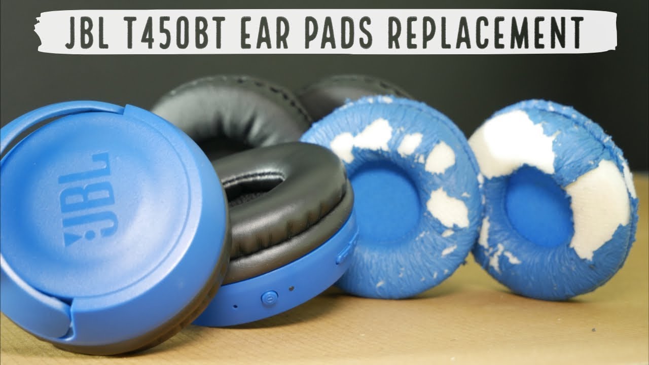 Как снять и заменить амбушюры JBL T450BT или T450