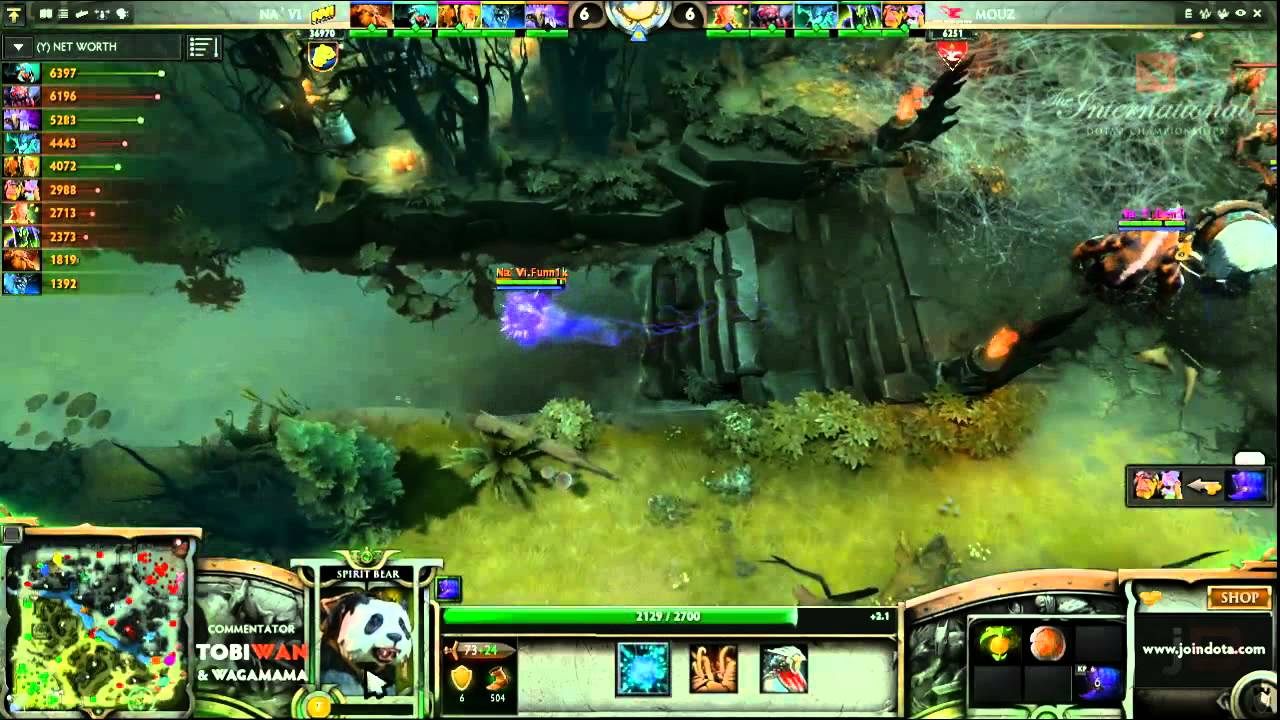 Mousesports vs Na'Vi Game 1   The International 3 Group Stages   Tobi Wan & Waga
