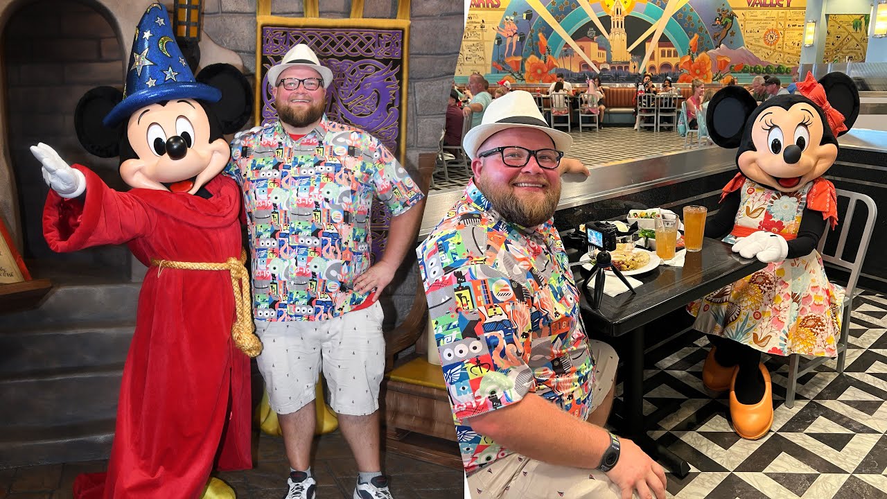Disney's Hollywood Studios 2022 | Hugging Mickey & Eating With Minnie | Character Meet And Greets