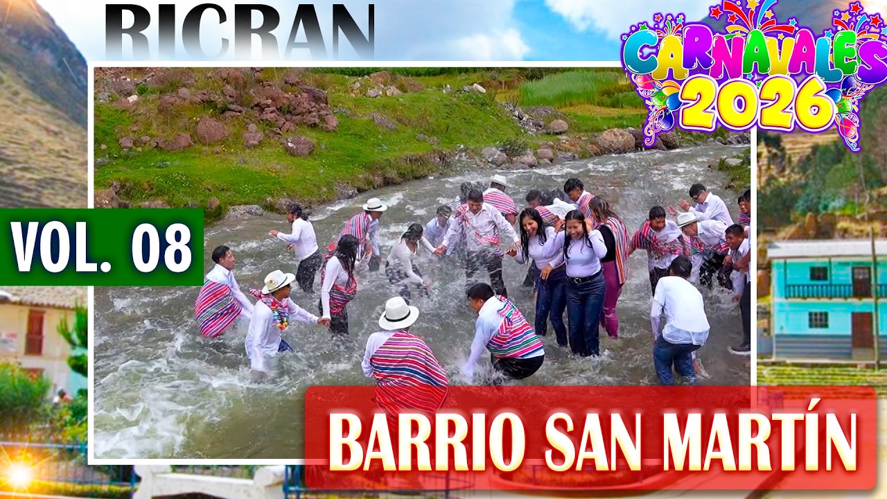 🔴🟢🔵 Ricran 2026 ✨ Carnavales en Honor a Fray San Martin de Porres 🎉 Barrio San Martín // DVD 08