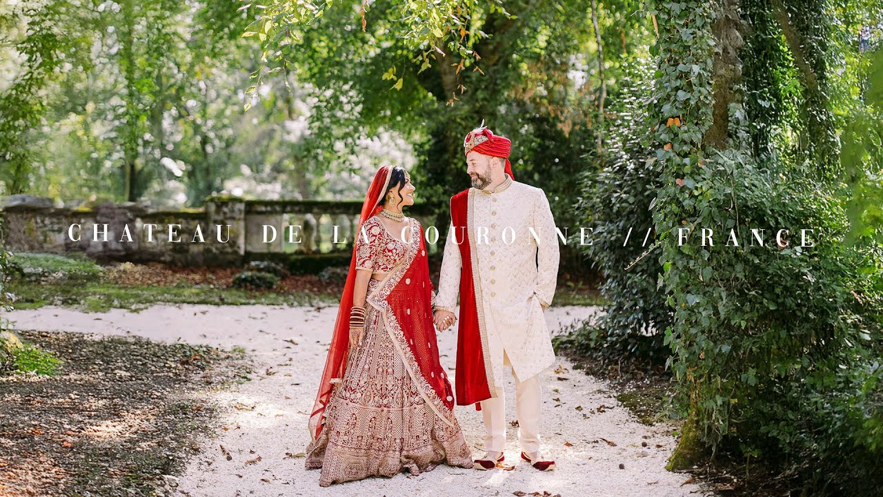 A must-see Indian wedding at Chateau de la Couronne in France 🇫🇷