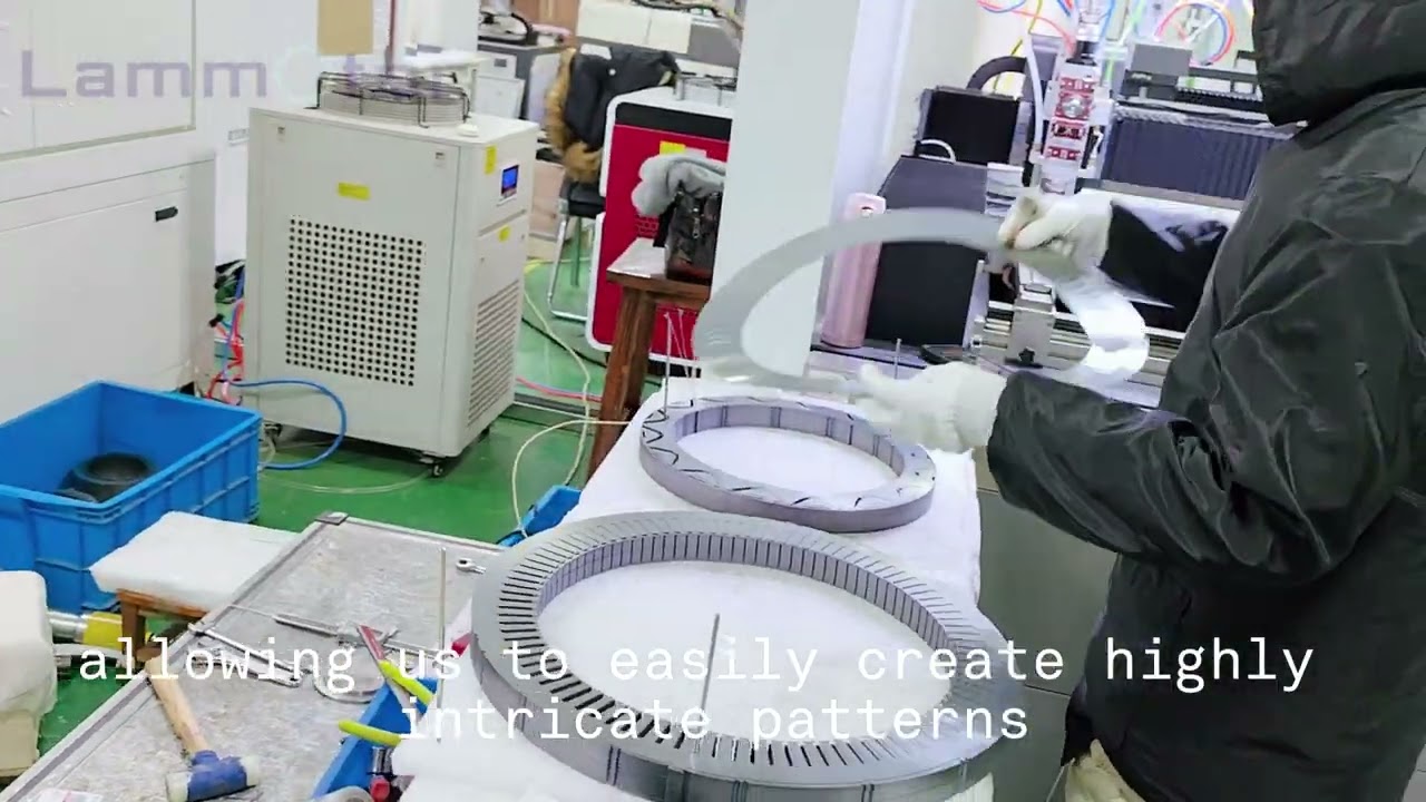 laser cutting and welding lamination stacks for new energy vehicles motor cores in China