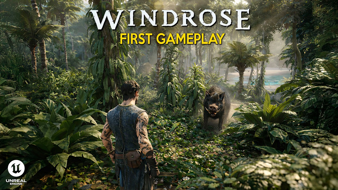 WINDROSE First Gameplay Demo | New Massive Free PIRATE OPEN SEA EXPLORATION with Naval Combat