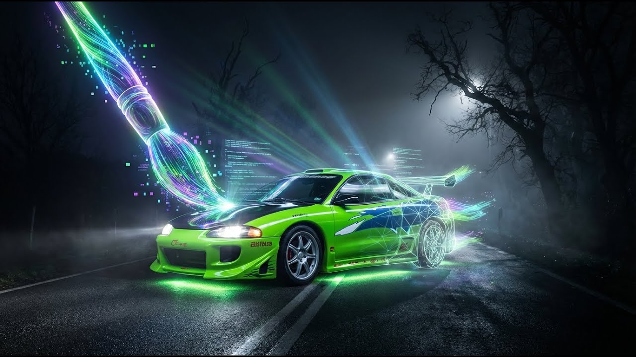 ASMR Car Restoration Building Paul Walker’s Green Eclipse That Started Fast & Furious