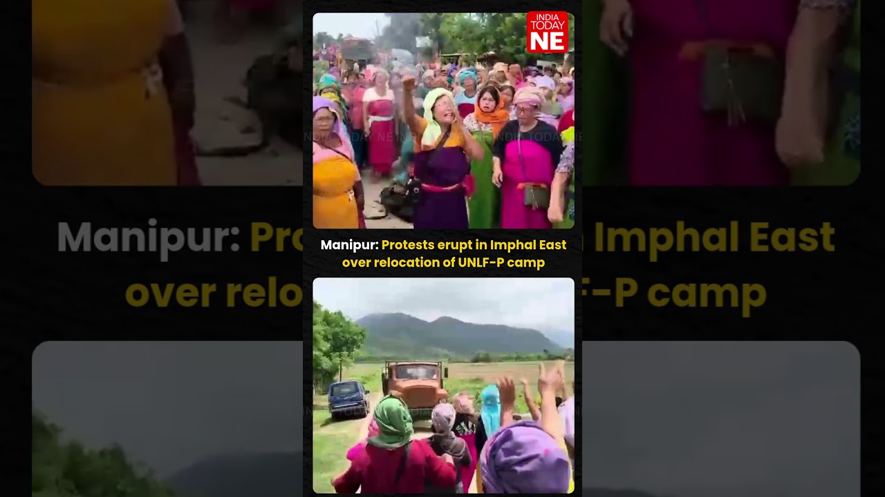 Manipur: Protests erupt in Imphal East over relocation of UNLF-P camp