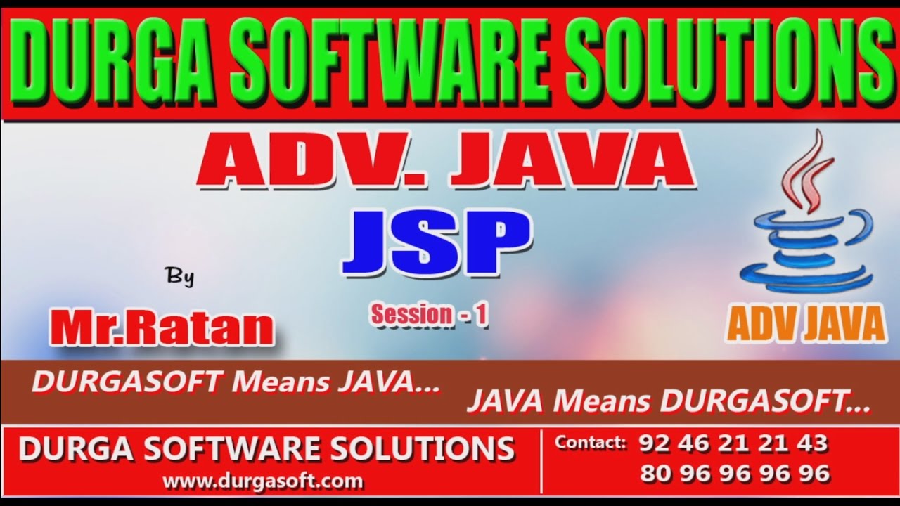 Adv java tutorial || onlinetraining|| JSP(Java Server Page ) Session - 1 by Ratan