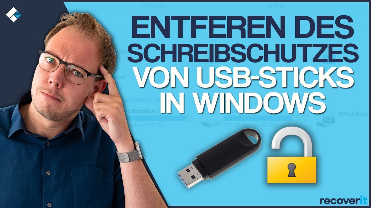 USB-Stick Schreibschutz aufheben | Tipps 2021