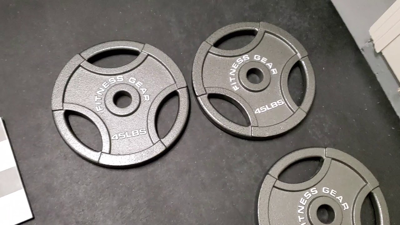 Fitness Gear Weight Plates Review (weighing the plates)