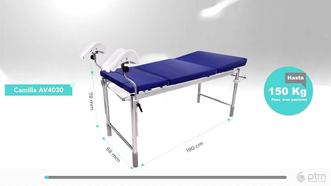 Camilla ginecológica convertible AV4030  de Givas