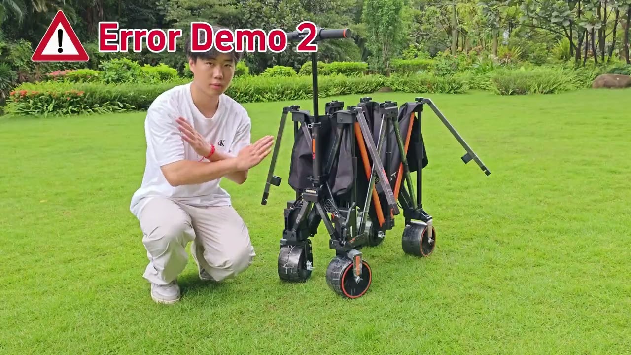 How to fold Electric Riding Wagon |  WISELD GT3 Video Tutorial