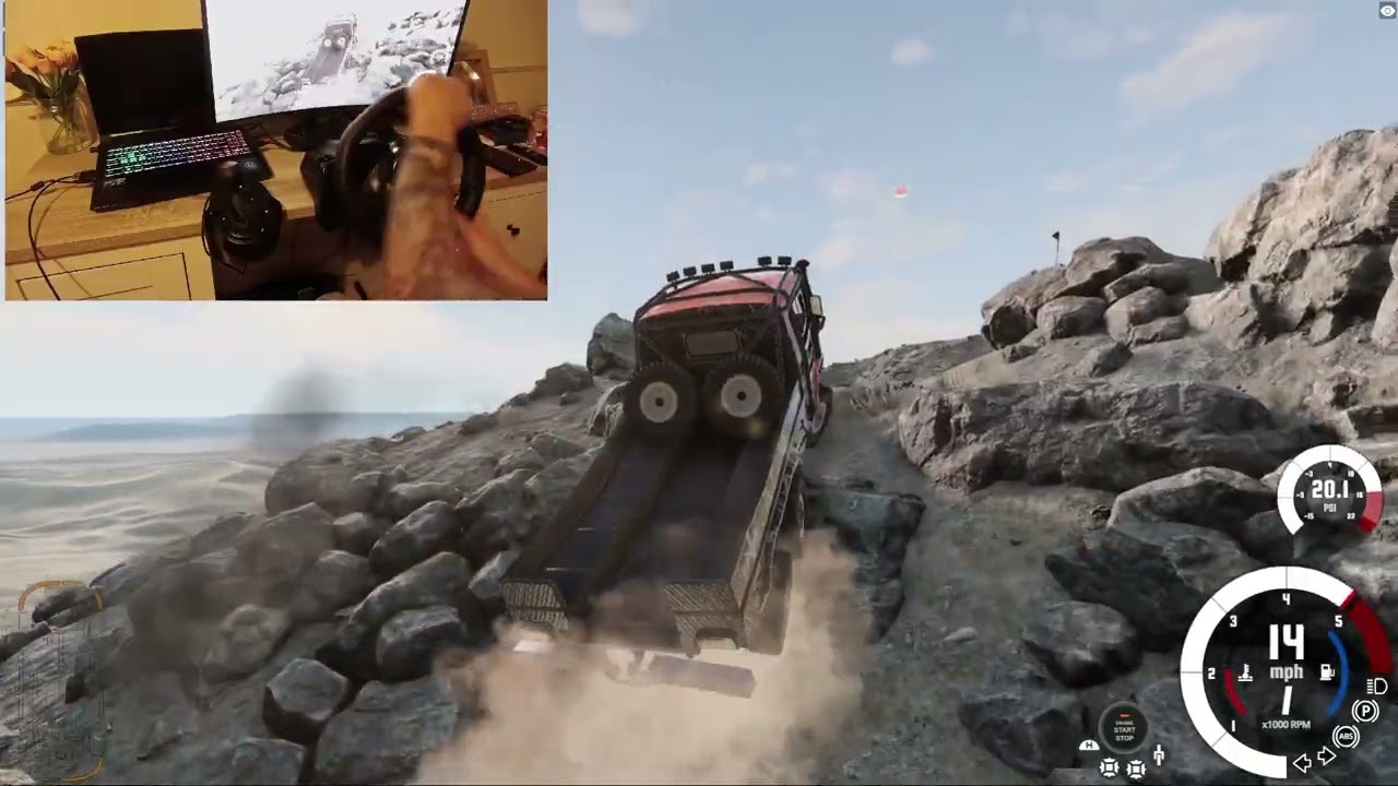high difficulty rock climb #beamngdrive #simracing #gaming