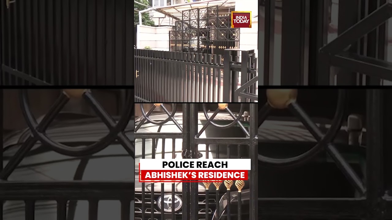 Bengal News: Police Teams Arrive at Abhishek Banerjee&rsquo;s Kalighat Residence  #abhishekbanerjee