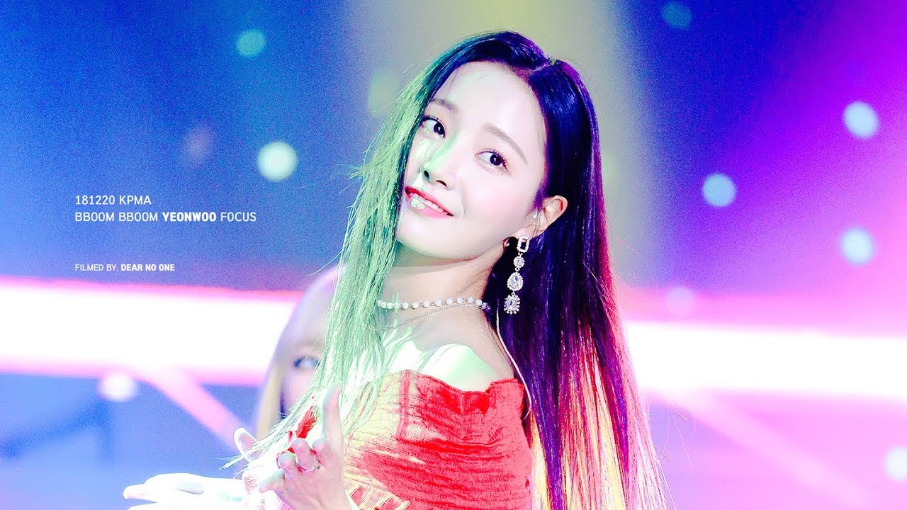181220 모모랜드 연우 뿜뿜(BBoom BBoom) 4K 직캠 (Multi ver.) | KPMA (Yeonwoo Focused)