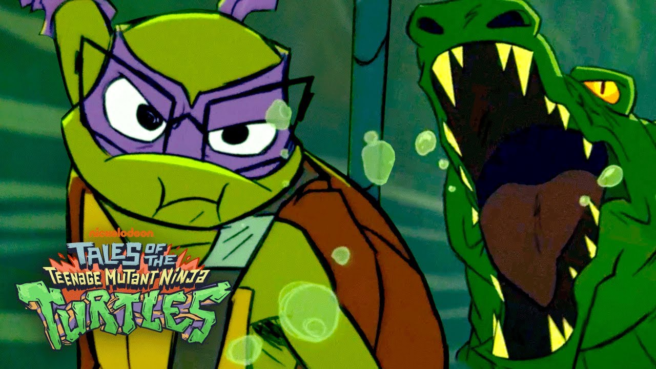 Donnie's ESCAPE Plan! 🐊 | "Donnie Goes Deep" Full Scene | Tales of the Teenage Mutant Ninja Turtles