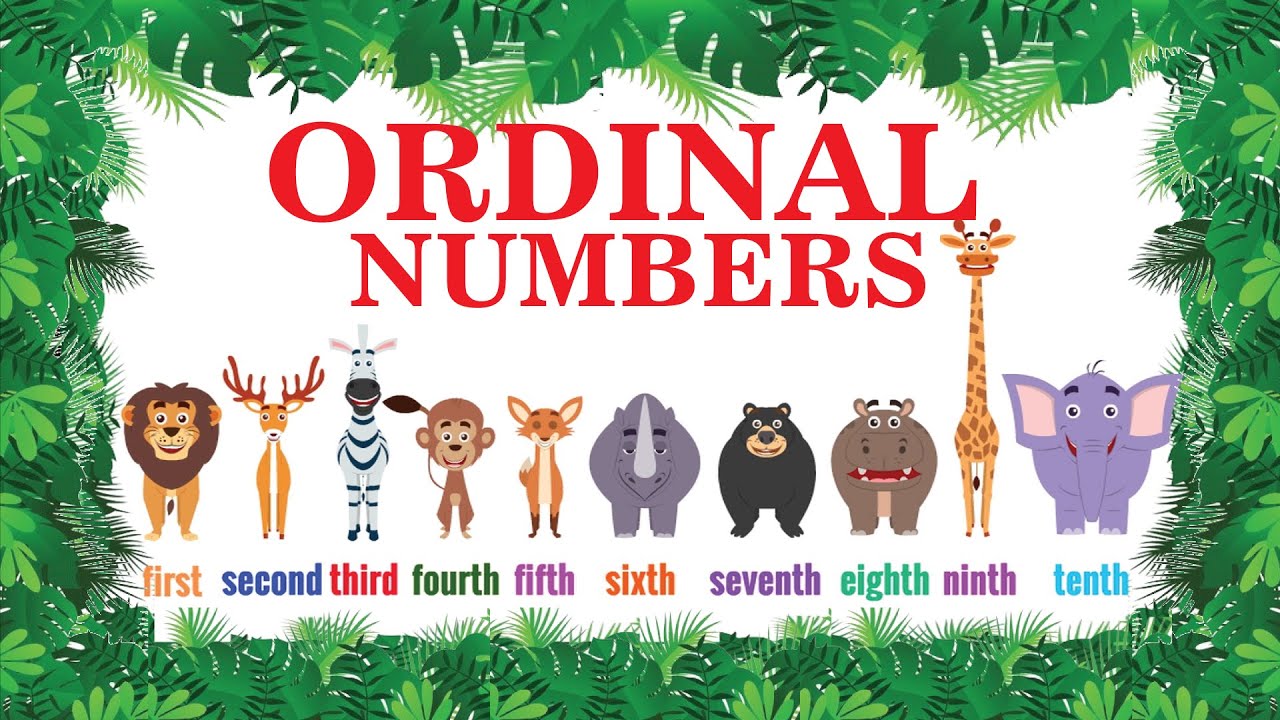 Ordinal Numbers | On Your Mark, Get Set, Go!