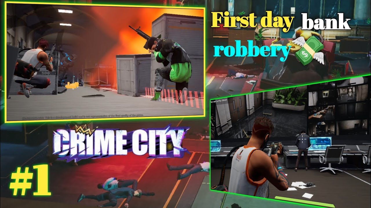 Codename Crime Gameplay || First Day Bank Robbery Mission || (iOS & Android)  part 1