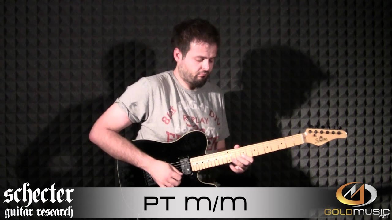 SCHECTER PT M/M BLK DEMO BY TOMMASO MACELLONI