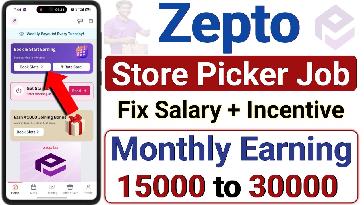 Zepto Picker Packer Job | Zepto Picker Packer Job Apply | Zepto Job Vacancy