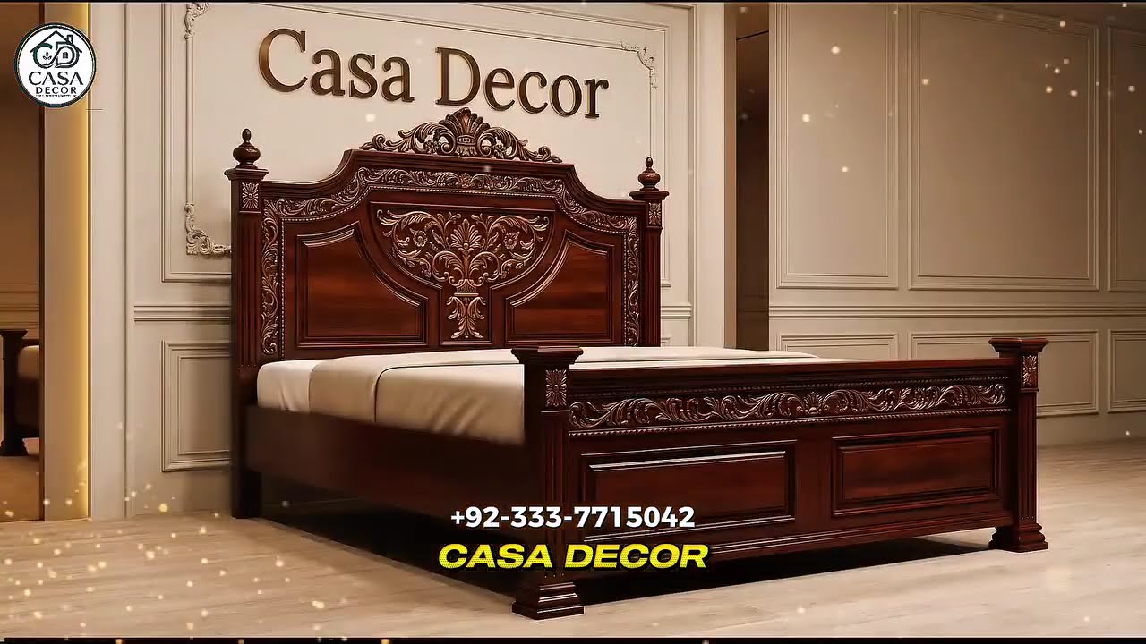 Royal High Gloss Bedroom Set | Casa Decor | Booking Now +92-333-7715042 |#bed #ytshorts #youtubeshor