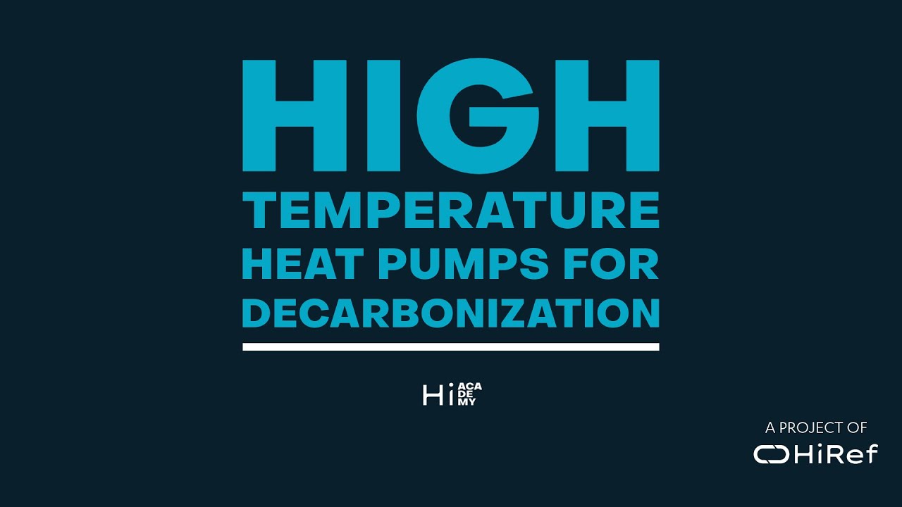 High temperature heat pumps for decarbonization