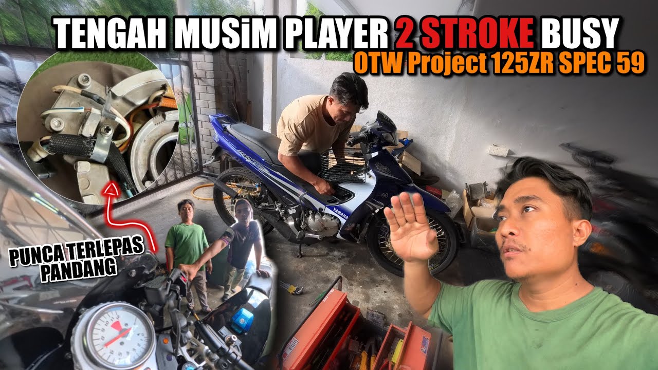 Yamaha 125zr nak UP spec 59 JACKROD ke? | RXZ aku terlepas PANDANG waktu pasang😭
