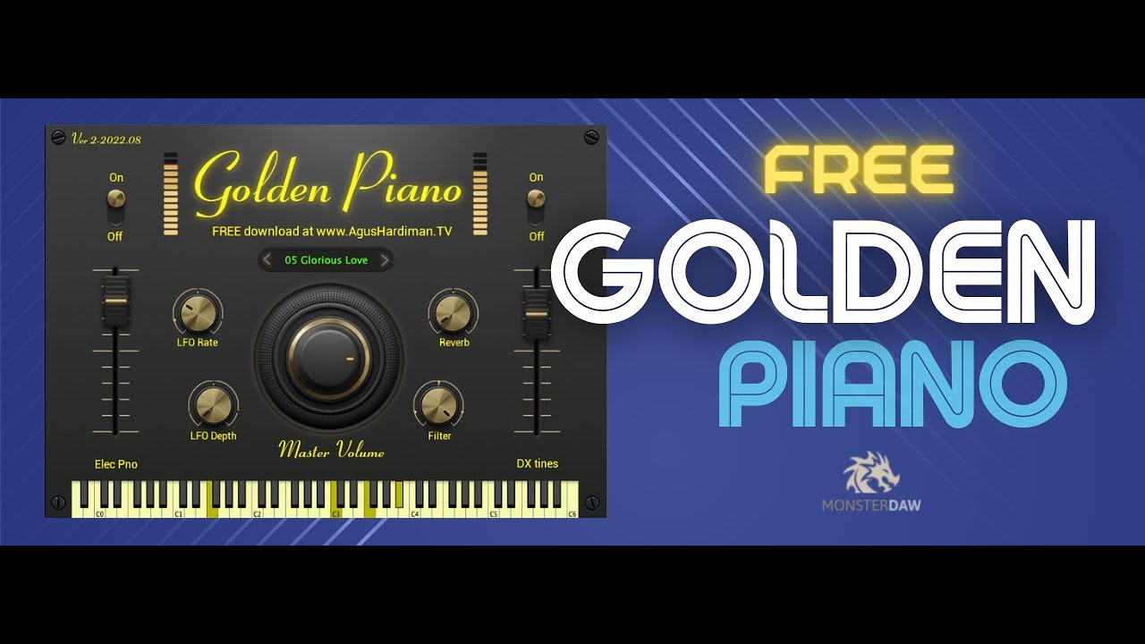 GOLDEN PIANO VST, Playthrough All Presets !