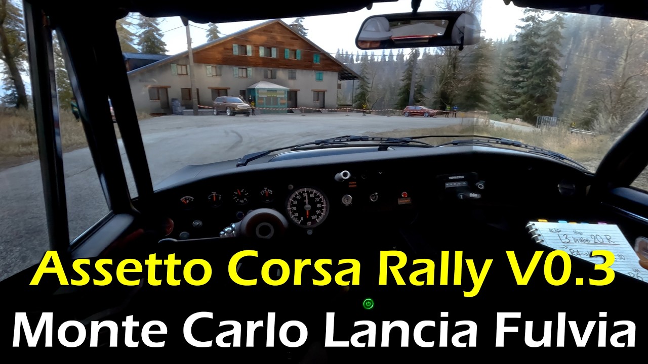 Assetto Corsa Rally v0.3 Update - Monte Carlo - Lancia Fulvia Coupe