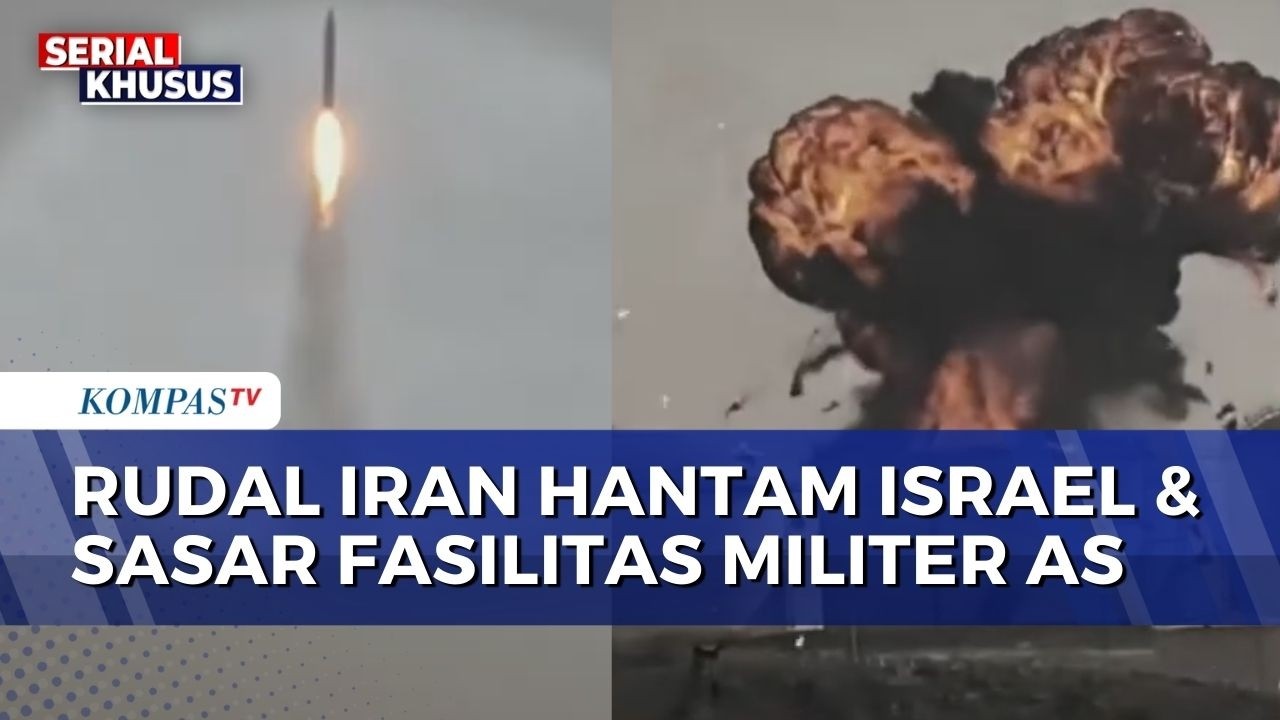 Menolak Menyerah, Iran Tembakkan Rudal Fattah ke Israel & Sasar Fasilitas Militer AS