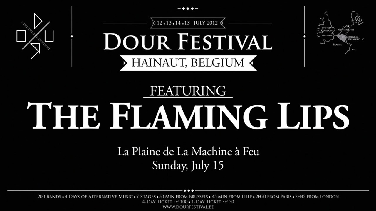 The Flaming Lips - Live at the Dour Festival in Dour, Belgium (July 15, 2012)