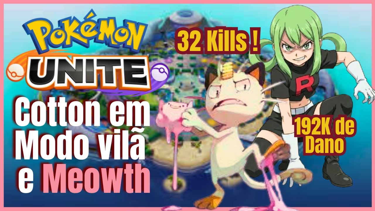 Para proteger o Unite da Devastação! Gameplay de Meowth | POKÉMON UNITE