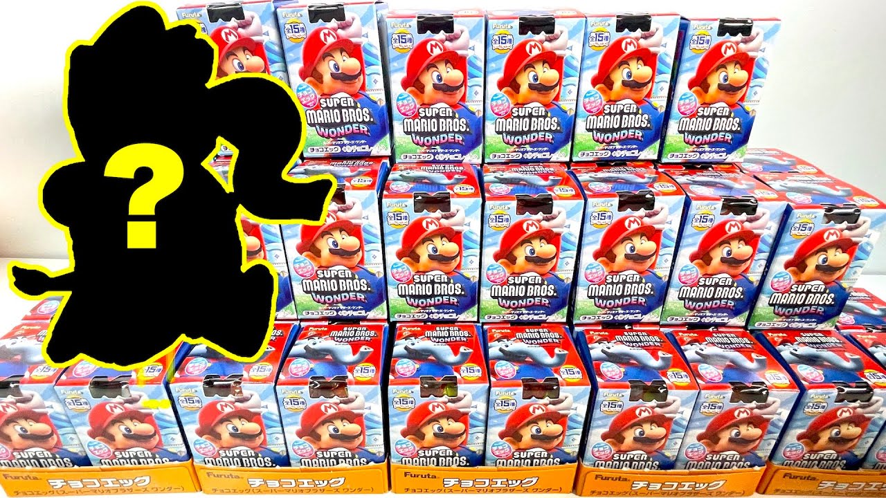 チョコエッグ スーパーマリオブラザーズワンダー『5BOX 開封』シークレット Chocolate eggs Super Mario Bros. Wonder 食玩 candy toys