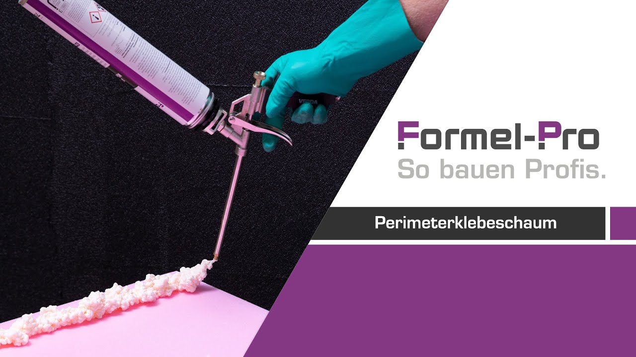Formel-Pro Perimeter Klebeschaum Anwendervideo