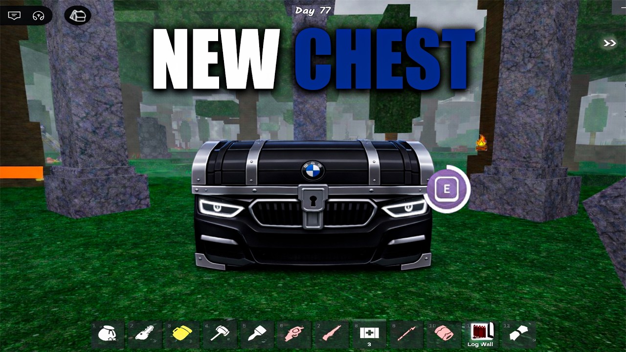 I FOUND a New BMW Chest After 1000 Days | 99 Nights In The Forest!