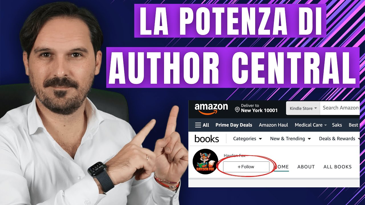 VENDI PIÙ COPIE creando una PAGINA AUTORE su Amazon KDP con Author Central!