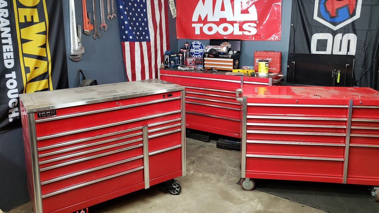 Harbor Freight US General 72 Inch Toolbox Tour