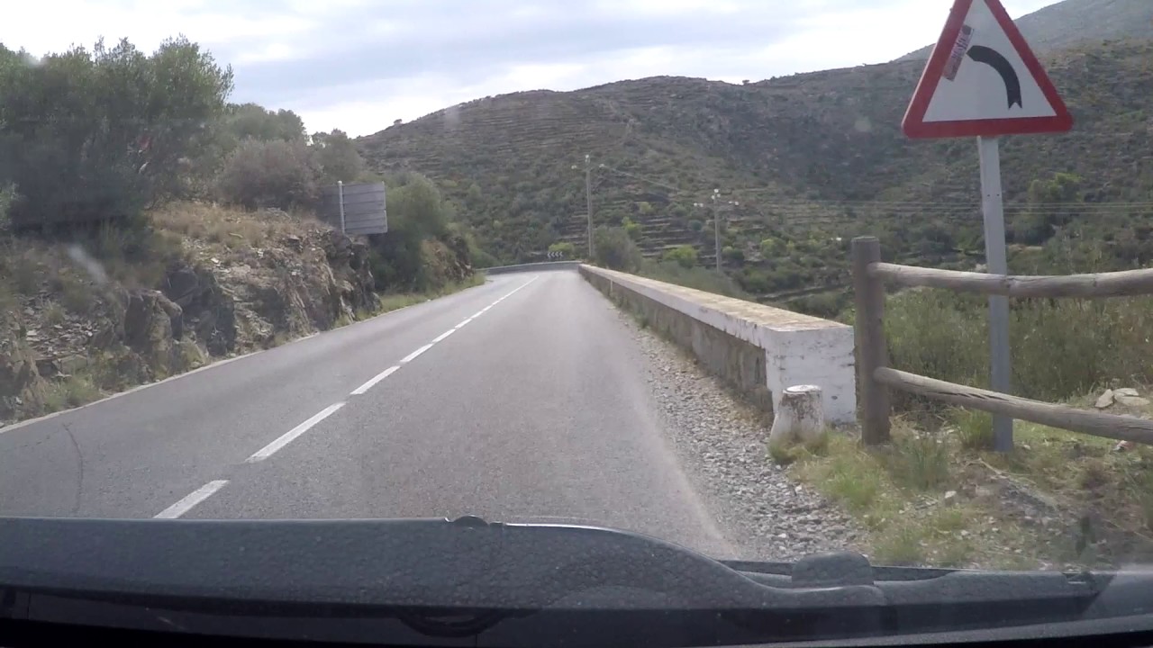 Spain by Road - Cadaques - descent from the North into the Town