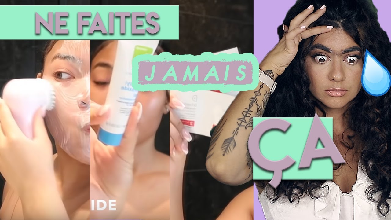 UNE ROUTINE ANTI-ACNÉ DANGEREUSE:NE FAITE JAMAIS ÇA 😭😱
