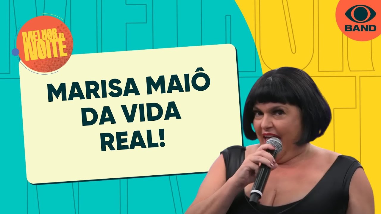 Viral da internet, Marisa Maiô ganha vida | Melhor da Noite