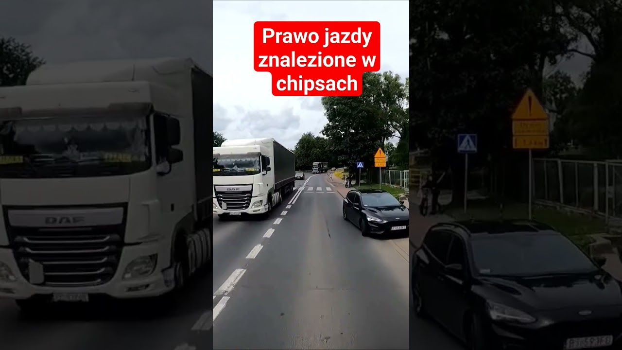 Prawo jazdy znalezione w chipsach 1 #trasa #przejazd #prawojazdy #tir #kierowcaciężar&oacute;wki