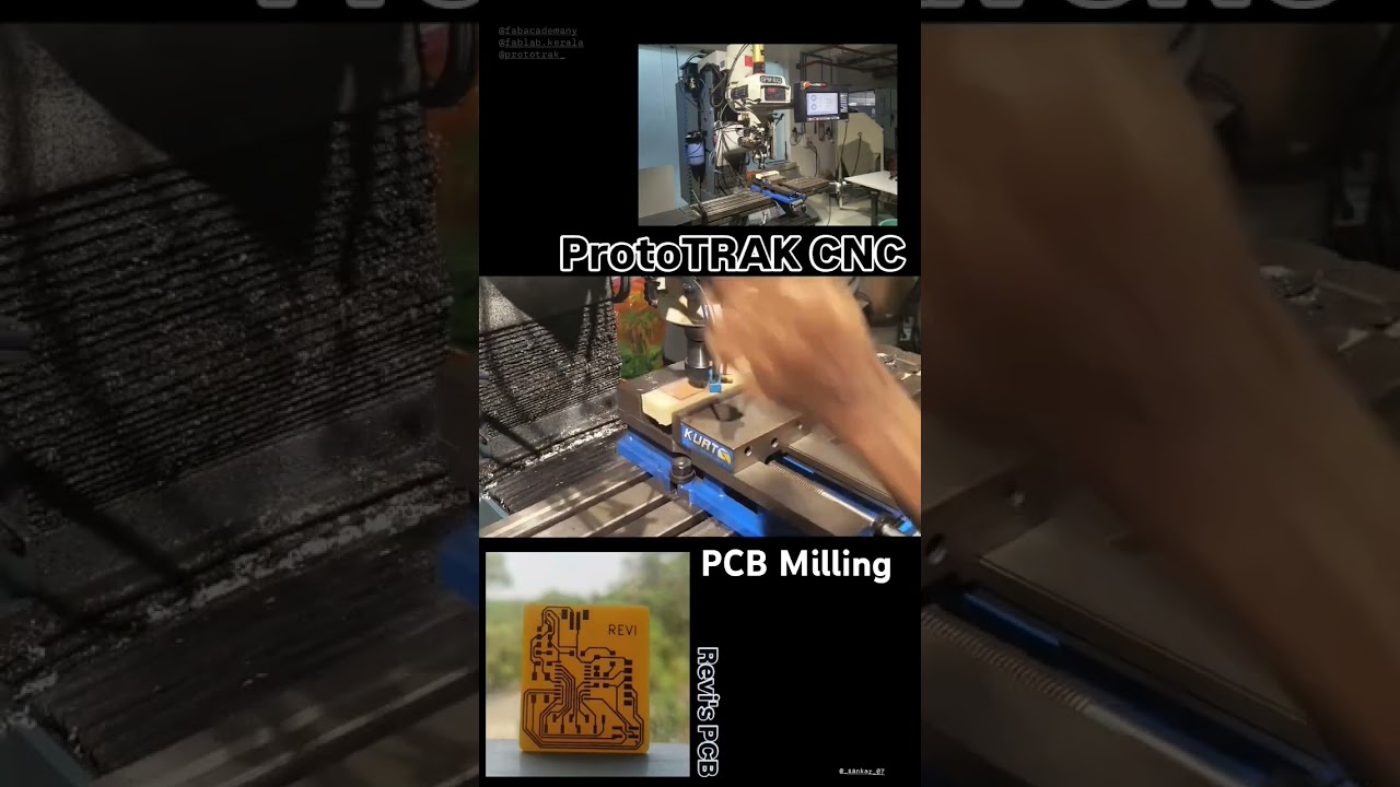 PCB Milling using ProtoTRAK CNC Machine. Unconventional Methods of PCB Milling. #pcbmilling