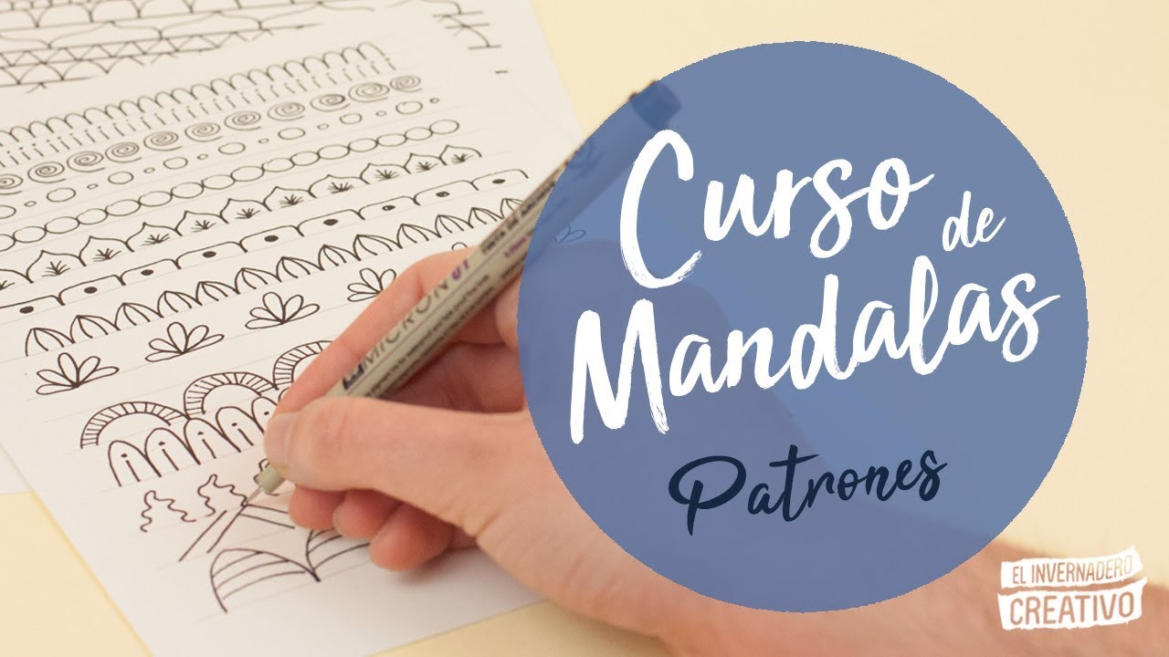 Curso de mandalas 4/7 - Pétalos y patrones, inspiración.
