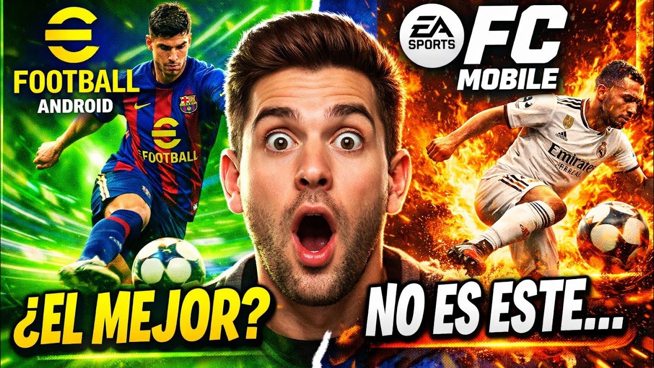 LOS 5 MEJORES JUEGOS DE FÚTBOL PARA ANDROID 2026 ⚽🔥 (Uno es DEMASIADO REALISTA)