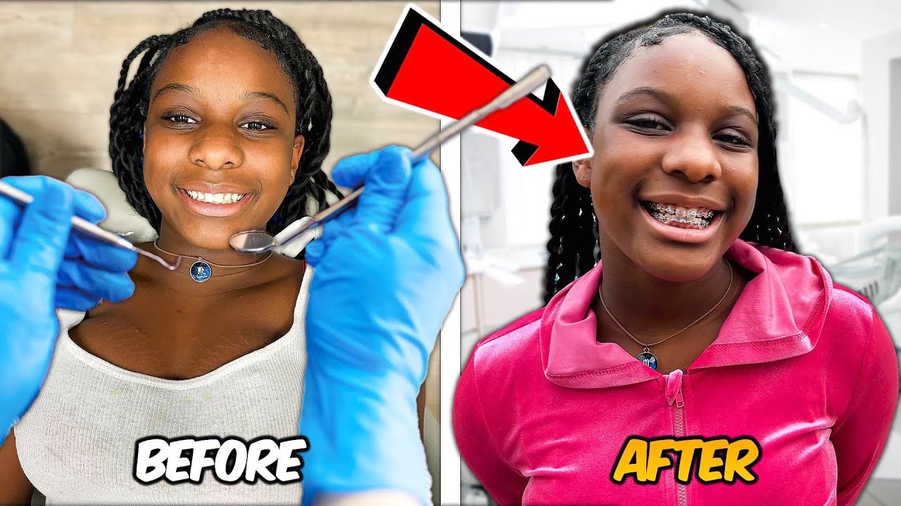 I TOOK MY DAUGHTER CAMARI TO GET BRACES