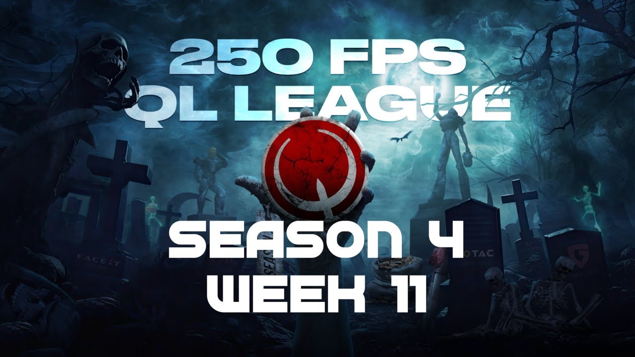 250 FPS - SEASON 4 - WEEK 11 | QUAKE LIVE | 4k stream | #quake #quakelive